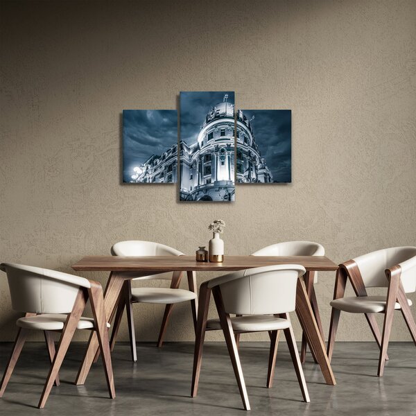 Obraz architektúry v tme (90x60 cm)