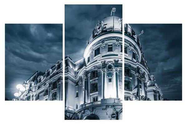 Obraz architektúry v tme (90x60 cm)