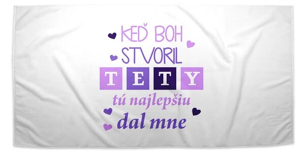 Sablio Uterák Keď Boh stvoril tety - 30x50 cm