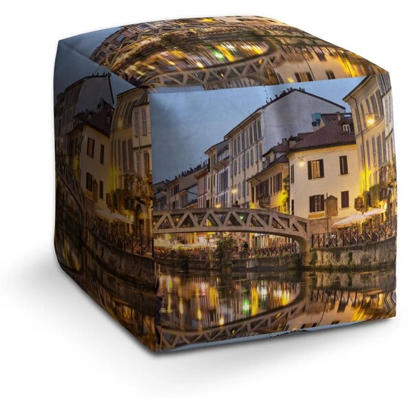 Sablio Taburet Mesto - 40x40x40 cm
