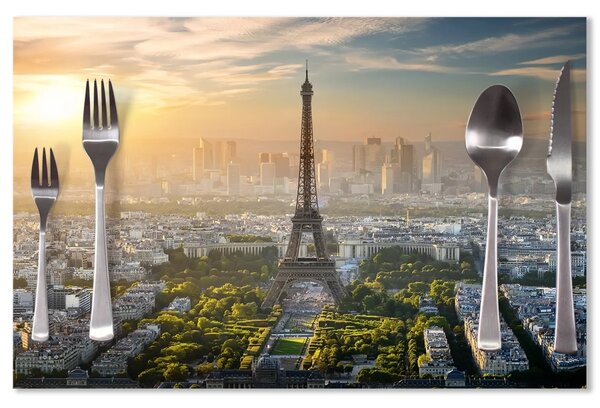 Sablio Prestieranie Paríž Eiffelova veža Skyline: 40x30cm