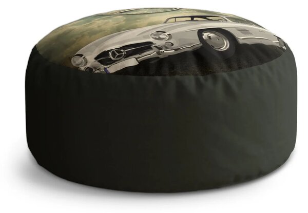 Sablio Taburet Circle Mercedes-Benz 300 SL Na ceste: 38x48 cm