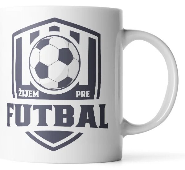 Sablio Hrnček Žijem pre futbal - 330 ml - standard