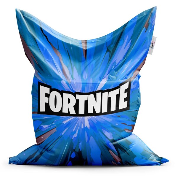 Sablio Sedací vak Classic FORTNITE modrá - 150x100 cm