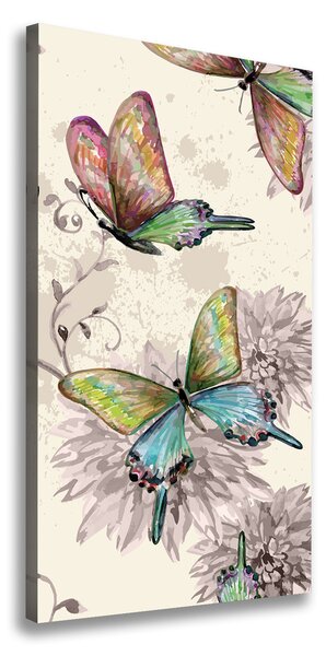 Foto obraz na plátne Farební motýle