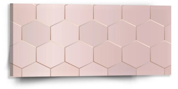 Sablio Obraz Rose gold - 110x50 cm