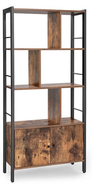 REGÁL NA ŠANÓNY, hnedá, čierna, 74/154,5/30 cm Boxxx - Online Only kancelárie, Online Only