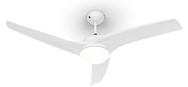 Klarstein Figo, stropný ventilátor, 52", 55 W, stropná lampa, 2 x 42 W, diaľkový ovládač, biely