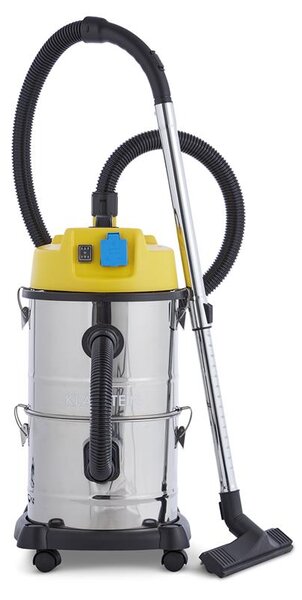 Klarstein Reinraum 3-in-1, priemyselný vysávač, 1800 W, 30 l, ušľachtilá oceľ