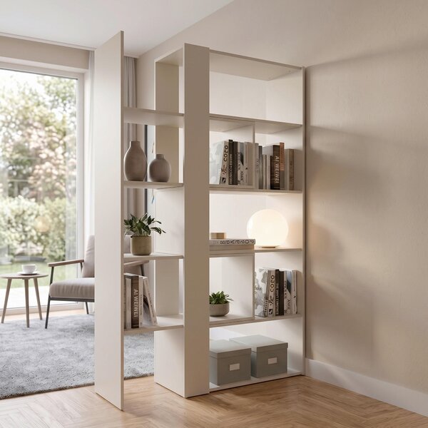 REGÁL, kašmírová, 82-146/180/35 cm Modern Living - Regály