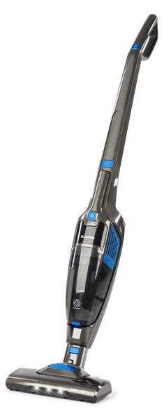 Klarstein TurboHybrid, vysávač, podlahový a ručný vysávač, antracitovo/modrý