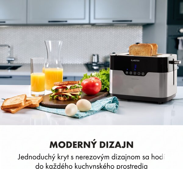 Klarstein Arabica hriankovač 920W LED displej dotykové ovládanie nerez
