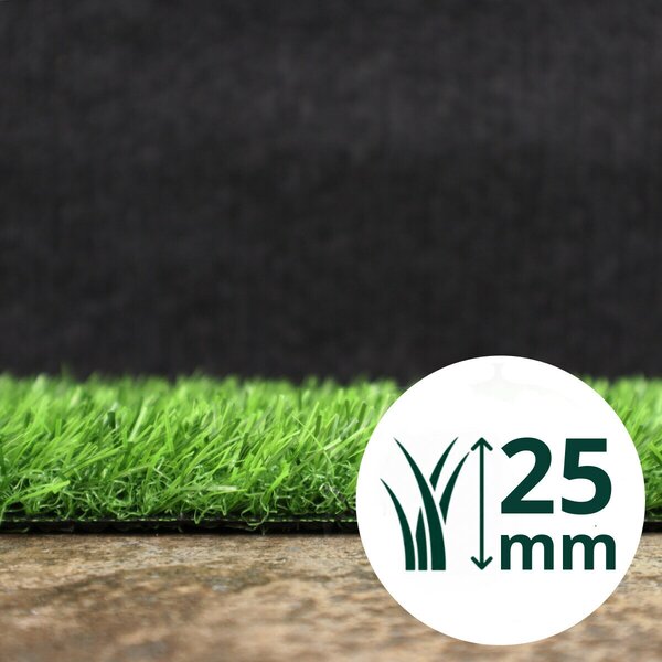 Trade Concept , Umelá tráva Pure Green kruh, 200x200 (priemer) kruh, zelená, exteriér