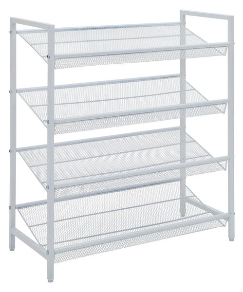 REGÁL NA TOPÁNKY, biela, 63/71.5/30 cm Boxxx - Online Only drobný nábytok, Online Only