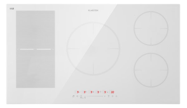 Klarstein Delicatessa 90 Hybrid, vstavaná indukčná varná doska, 7400 W, 5 zón, čierna