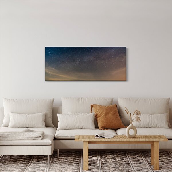 Obraz nočnej oblohy (120x50 cm)