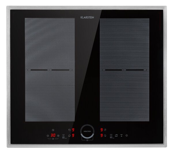 Klarstein Delicatessa 60 Prime, indukčná varná doska, 7000 W, 4 zóny, časovač, čierna
