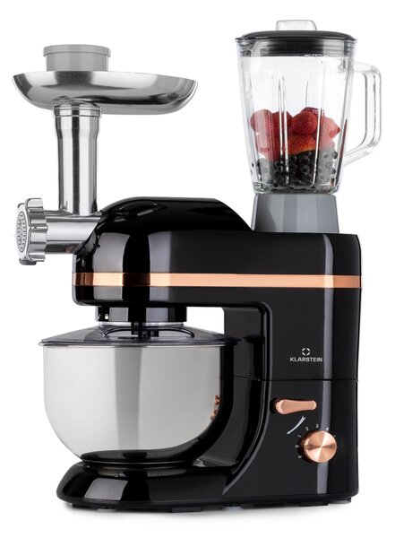 Klarstein Lucia Elegance, kuchynský robot, mixér, mlynček na mäso, 1800 W, bez BPA