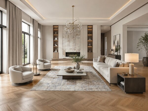 Obsession, Kusový koberec Salsa 690 taupe, 120x170, hnedá, kancelária