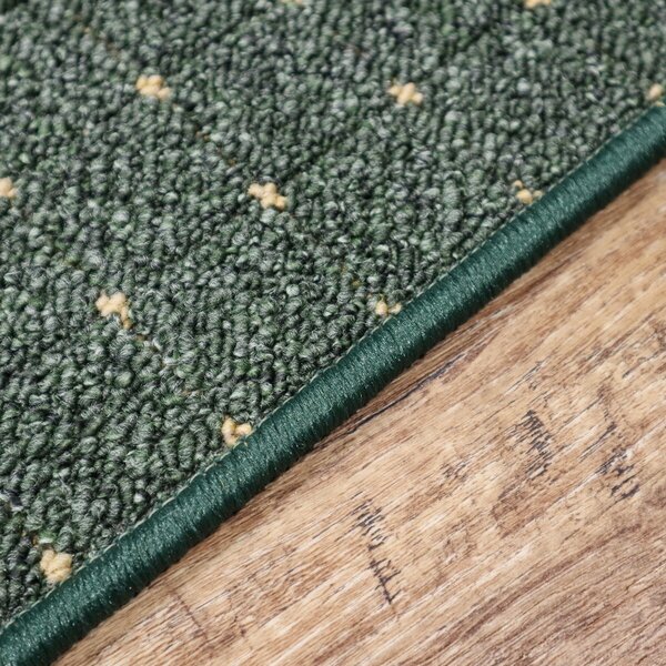 Condor Carpets , Behúň na mieru Udinese zelený, šíre 80 cm, zelená, chodba / predsieň