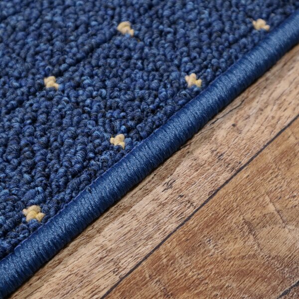 Condor Carpets , Behúň na mieru Udinese modrý, šíre 40 cm, modrá, chodba / predsieň