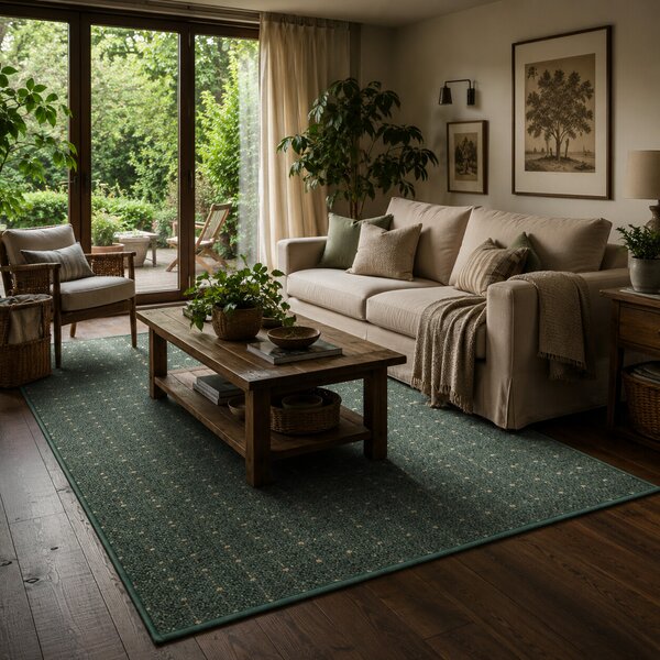Condor Carpets , Kusový koberec Udinese zelený, 120x170, zelená, chodba / predsieň