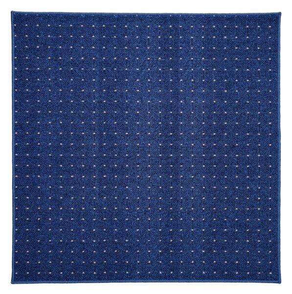 Condor Carpets , Kusový koberec Udinese modrý štvorec, 80x80, modrá, chodba / predsieň