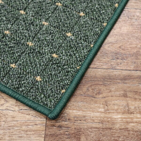 Condor Carpets , Behúň na mieru Udinese zelený, šíre 80 cm, zelená, chodba / predsieň
