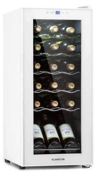Klarstein Shiraz 18 Slim Uno, vinotéka, 50 l, 18 fliaš, 5-18°C, dotykový ovládací panel