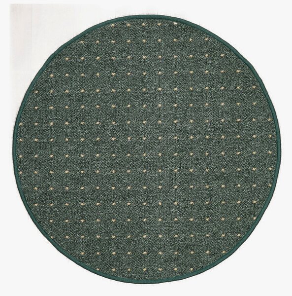 Condor Carpets , Kusový koberec Udinese zelený kruh, 120x120 (priemer) kruh, zelená, chodba / predsieň