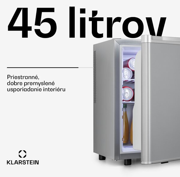 Klarstein Happy Hour 45 mini chladnička minibar nápojová chladnička 45 l 26 dB