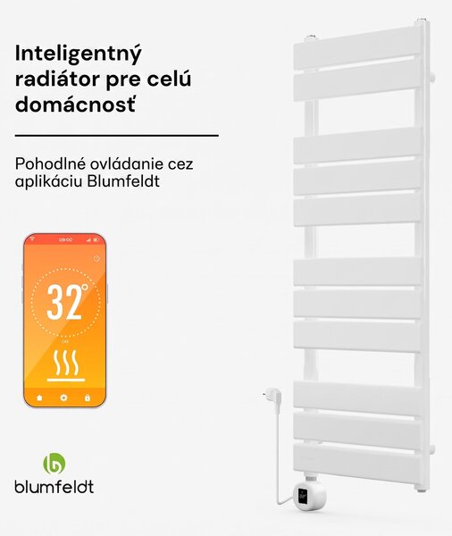 Blumfeldt Fairmont Smart, radiátor, 107 x 50 cm, 800 W