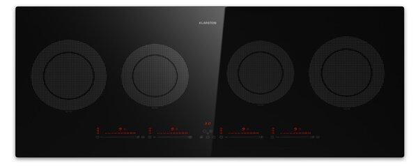 Klarstein Masterzone Slim Round, indukčná varná doska, max. 7200 W, vstavaná, 4 zóny