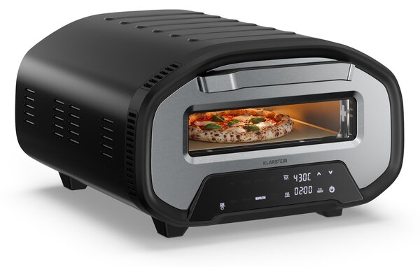 Klarstein PizzaForno elektrická pec na pizzu s výkonom 1 700 W, 7 programov + pamäťová funkcia, digitálny displej