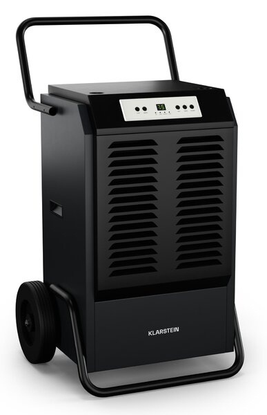 Klarstein DuraDry 90L odvlhčovač vzduchu, 90 l/deň, 120-180 m², nehrdzavejúca oceľ, mobilný, 450 m³/h