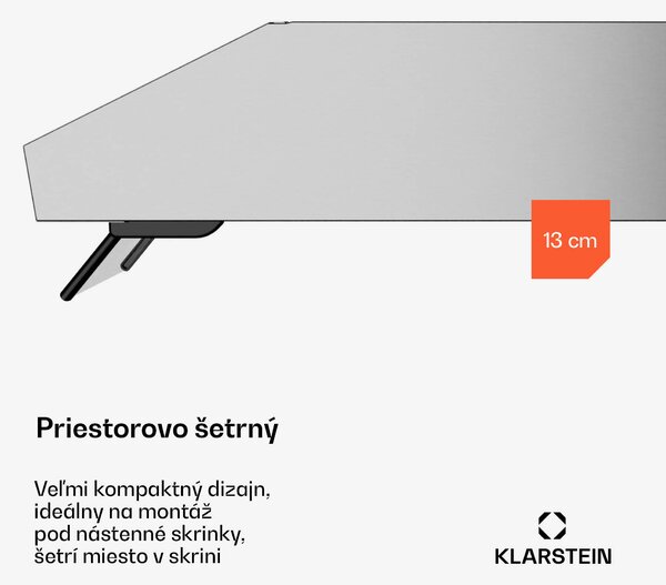 Klarstein Purista Force digestor, Kompaktný, 384,8 m³/h, EEK C, Technológia dvoch motorov