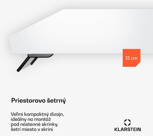 Klarstein Purista Force digestor, Kompaktný, 384,8 m³/h, EEK C, Technológia dvoch motorov