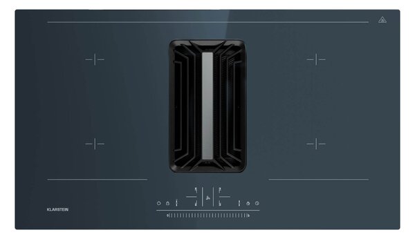 Klarstein AirJet 90 Down Air System, indukčný sporák + DownAir-digestor, 10000 W, 750 m³/h, Boost