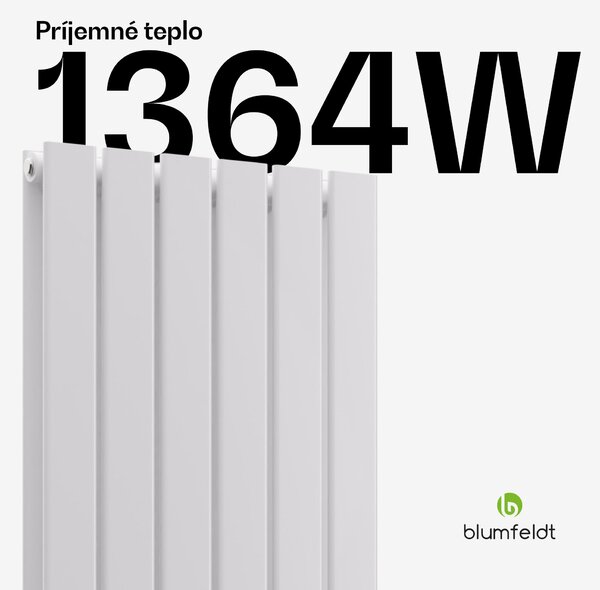Blumfeldt Ontario radiátor 180x45 Výkon 1364 W