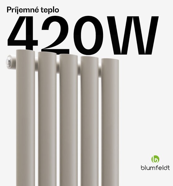 Blumfeldt Tallheo radiátor 120x30 420W