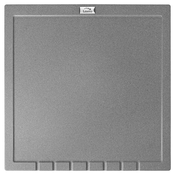 Laveo Halvo, granitový odkvapkávač 350x350x25 mm, šedá, LAV-OBA_501T
