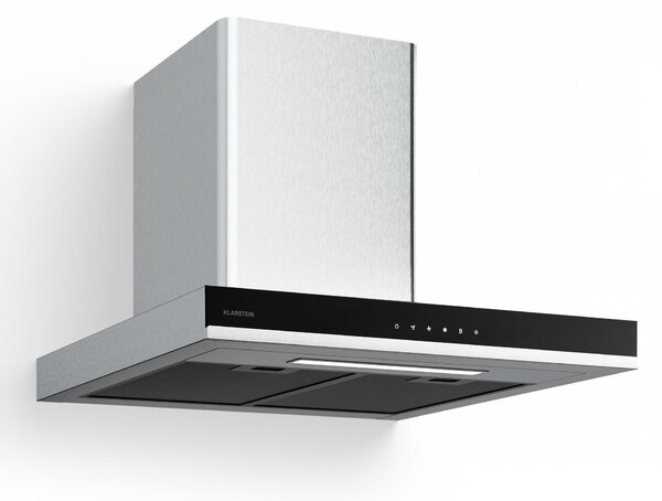 Klarstein Verosteel digestor 60 cm, Elegantný, minimalistický, výkonný, Energetická trieda A++, 881,6 m³/h