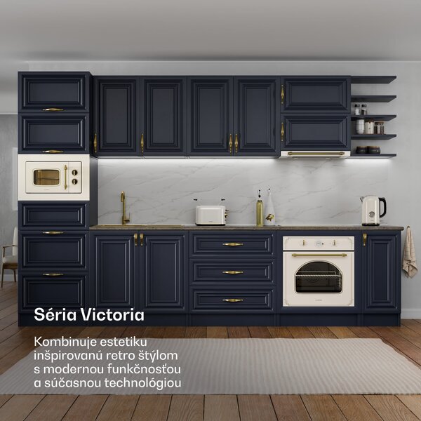 Klarstein Victoria kanvica na vodu | 1,7 l | 2200 W | 360° otočný stojan | Nadčasový dizajn