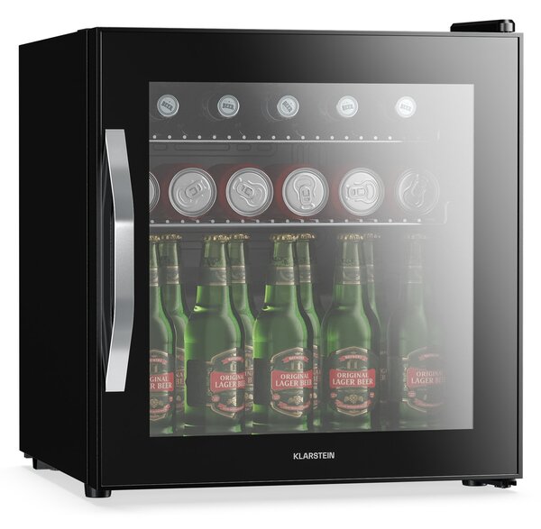 Klarstein Beersafe chladnička na nápoje so zrkadlovými dverami | 44 x 48 cm | LED osvetlenie vnútra