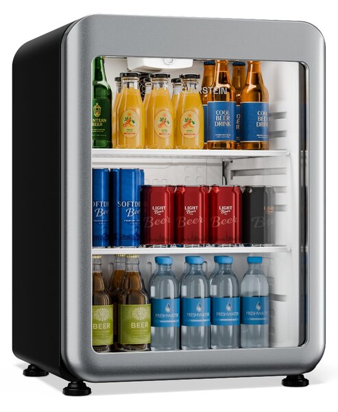 Klarstein Audrey Evo chladič nápojov | 64 x 47,5 cm | LED vnútorné osvetlenie | 85 W | 42 dB