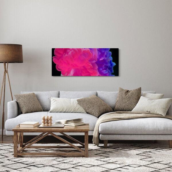 Obraz farebného dymu (120x50 cm)