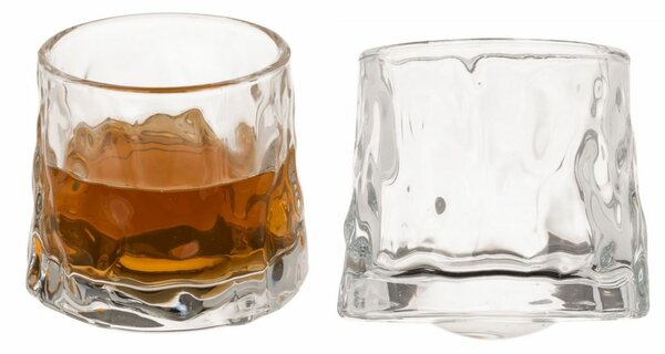 2-dielna sada hojdacích pohárov na whisky Rocks, 180 ml
