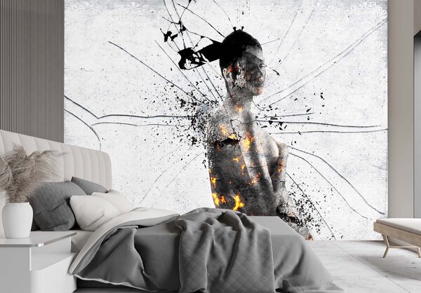 Fototapeta Shattered woman, abstraktné Materiál: Vliesová, Rozmery: 200 x 140 cm