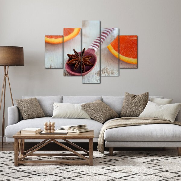 Obraz škorice na lyžici (150x105 cm)
