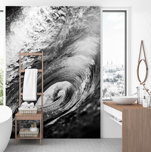 Fototapeta Čiernobiela vlna Materiál: Vliesová, Rozmery: 100 x 140 cm